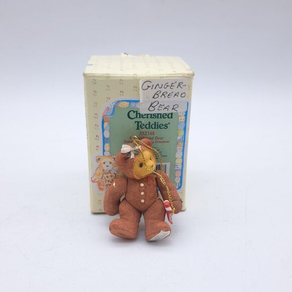 Cherished Teddies -Gingerbread Bear 352748 Christmas Ornament - Picture 1 of 5